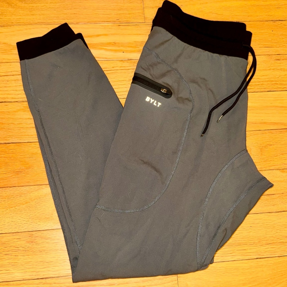 Men's BYLT Premium Jogger, Greenish-Gray, Size Large